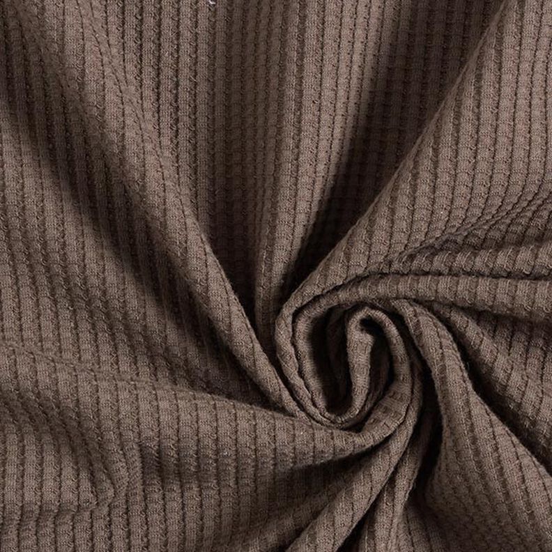 Jersey de algodón con relieves Uni – marrón claro,  image number 1