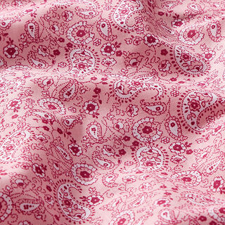 Tela de algodón Cretona Cachemira – rosa, 