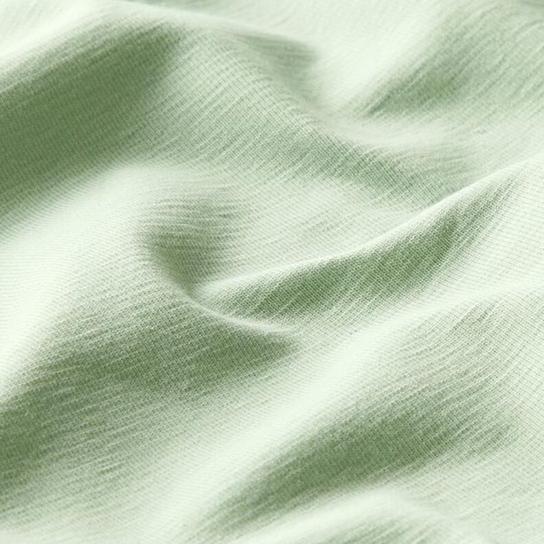 GOTS Tela de jersey de algodón | Tula – verde pastel,  image number 2