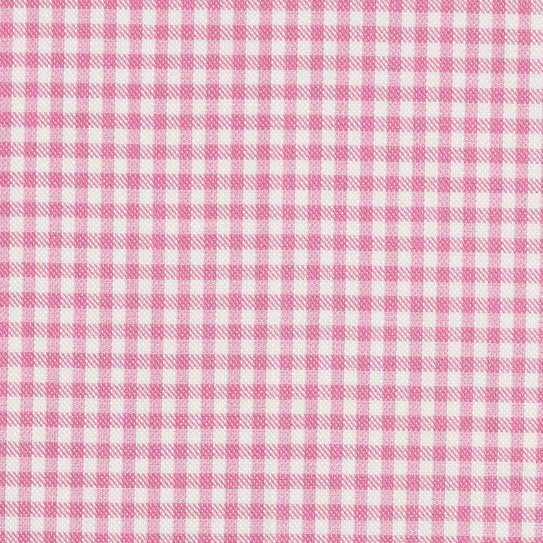 Mezcla de lana cuadros Vichy – marfil/rosa,  image number 1