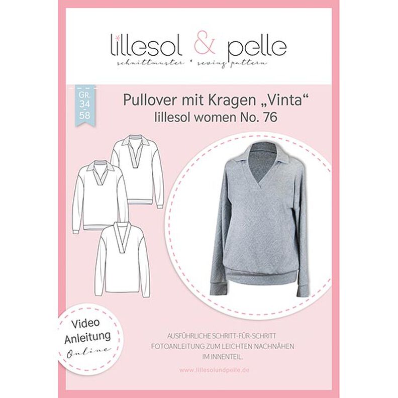 Pull-over Vinta | Lillesol & Pelle No. 76 | 34-58,  image number 1