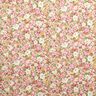 Popelina de algodón Flores románticas – rosa/beige,  thumbnail number 1