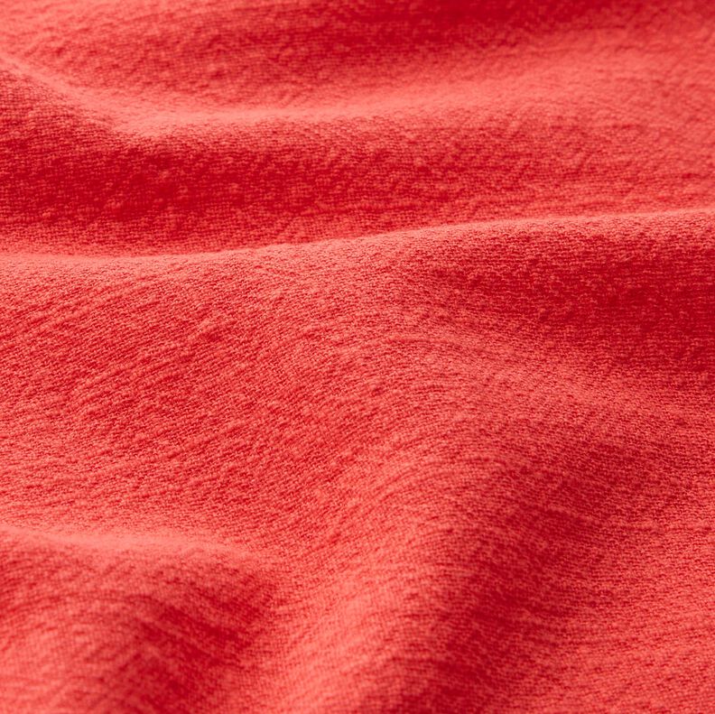 Tela de algodón aspecto lino – coral,  image number 2
