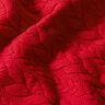 Tela de jersey jacquard Cloqué Punto trenzado – rojo,  thumbnail number 2