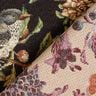 Tela decorativa Tapiz Flores y p&aacute;jaros &ndash; negro/verde,  thumbnail number 4