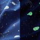Tela decorativa Lona Brilla en la oscuridad Planetarium – azul marino,  thumbnail number 2