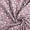 Tela de jersey de algodón Flores bicolor  – rosa viejo oscuro,  thumbnail number 3