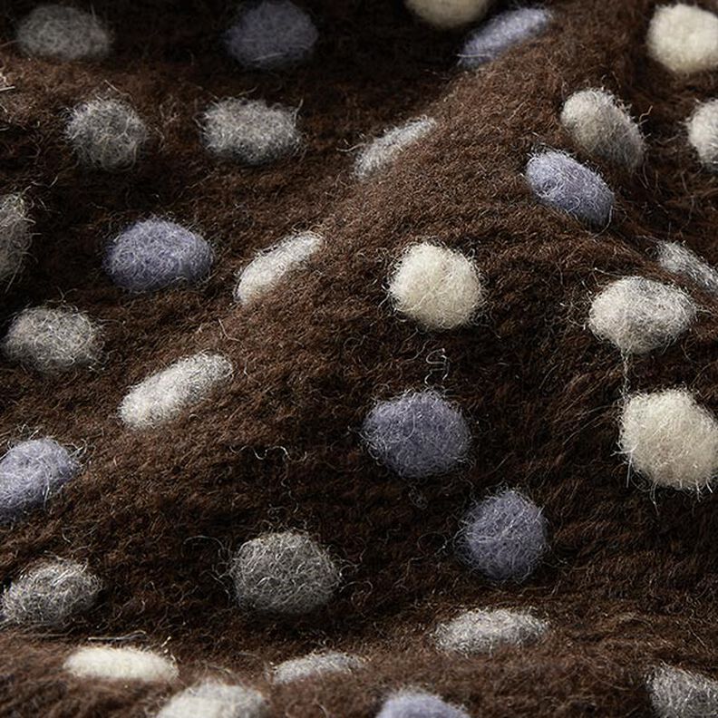 Punto de lana Granos de colores – marrón oscuro,  image number 2