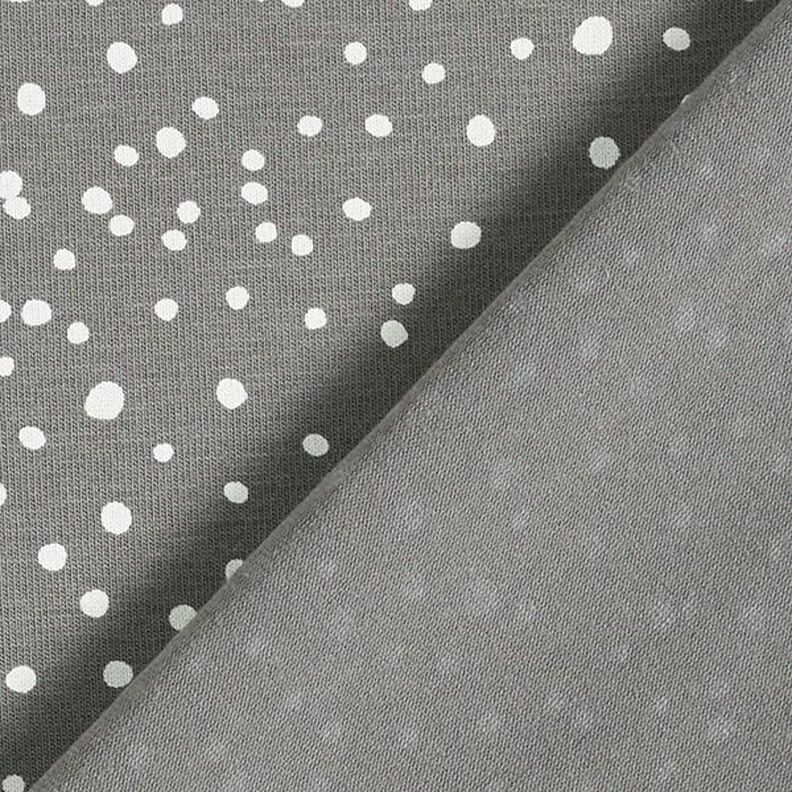 Tela de jersey de algodón Puntos irregulares – gris,  image number 4
