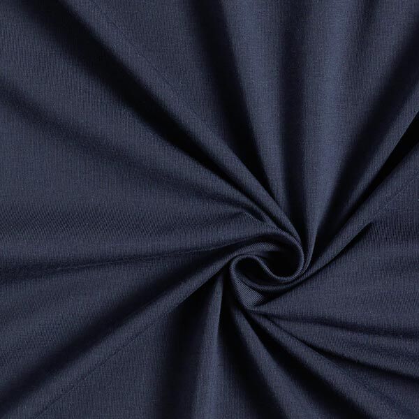 GOTS Tela de jersey de algodón | Tula – azul marino,  image number 1