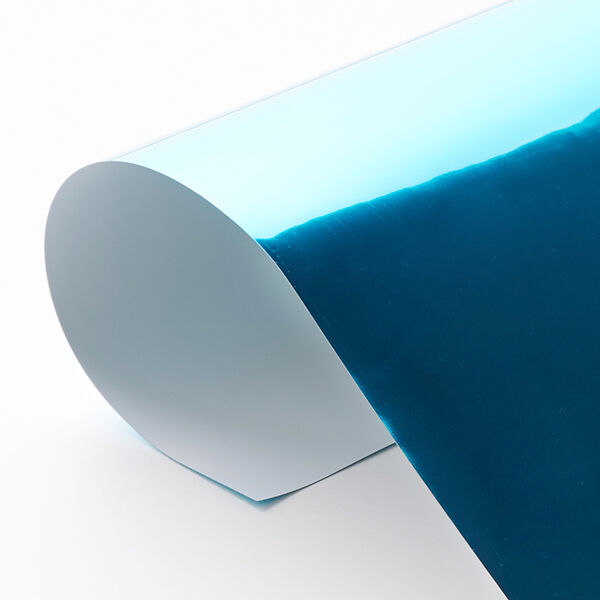 Lámina para planchado Brillante Din A4 – azul agua,  image number 3