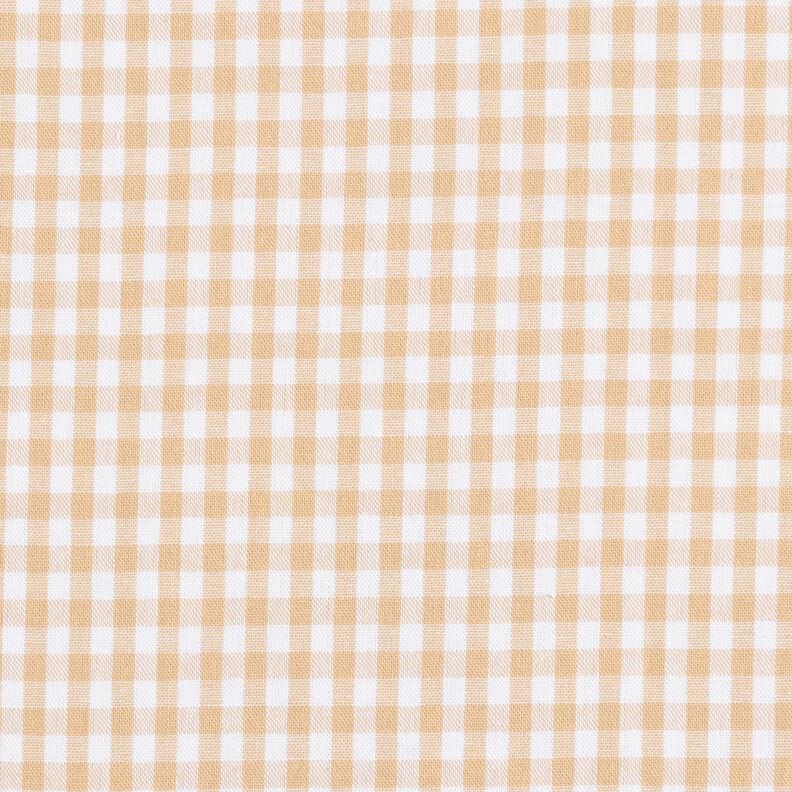 Tela de algodón Popelina Cuadros vichy – beige,  image number 1