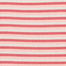 Punto canelado rayas horizontales – rosa oscuro/langosta,  thumbnail number 1