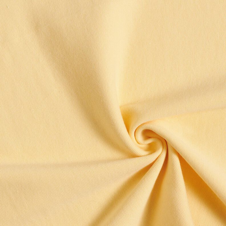 Tela de puños Uni – amarillo vainilla,  image number 1