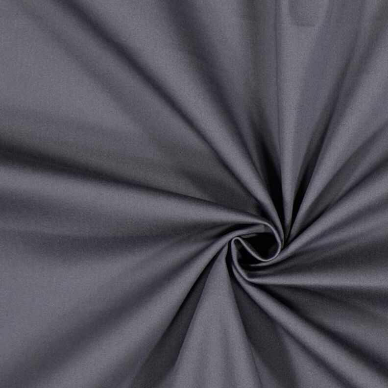 Satén de algodón Stretch – gris oscuro,  image number 1