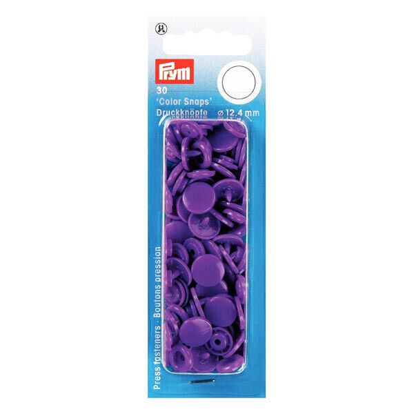 Botones a presión Color Snaps 28 – lila | Prym,  image number 1