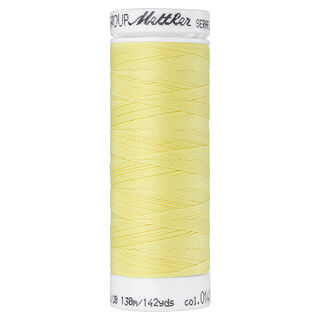 Hilo de coser Seraflex para costuras elásticas (0141) | 130 m | Mettler – amarillo claro, 