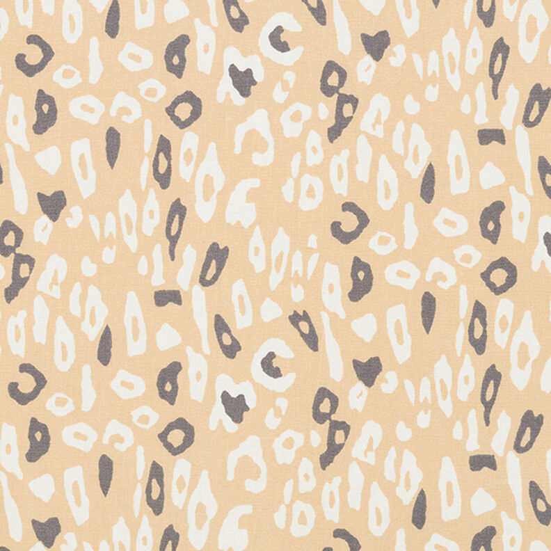 Tela de viscosa con estampado leopardo – beige,  image number 1