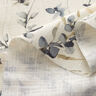 Mezcla de lino y algodón con flores primaverales tipo acuarela – blanco lana,  thumbnail number 3