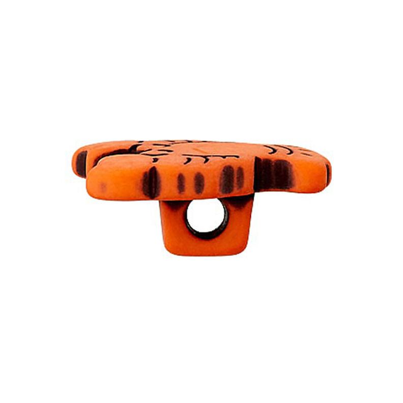 Bot&oacute;n de poli&eacute;ster con ojal Langosta  - naranja,  image number 2