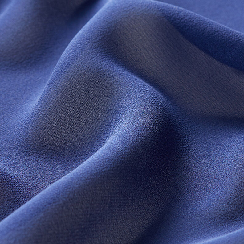 Chifón de seda – azul marino,  image number 3