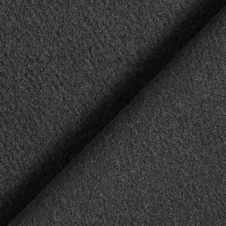 Tela para abrigos mezcla de lana lisa – negro,  image number 3