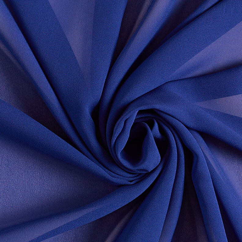 Chifón de seda – azul marino,  image number 1