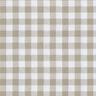Tela de algodón Vichy - 1 cm – marrón claro,  thumbnail number 1