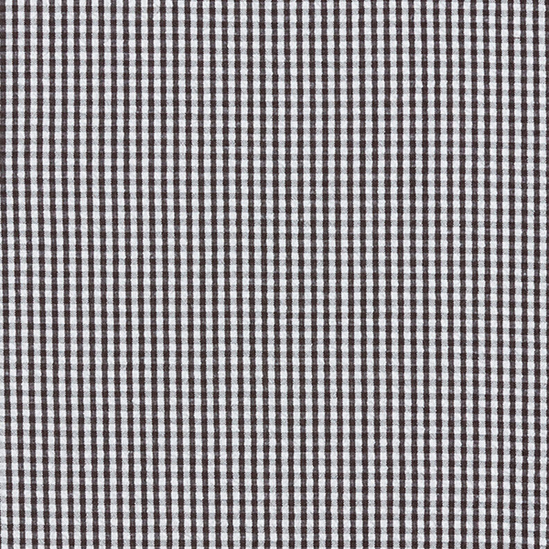 Tela mil rayas a cuadros Vichy – negro/blanco,  image number 1