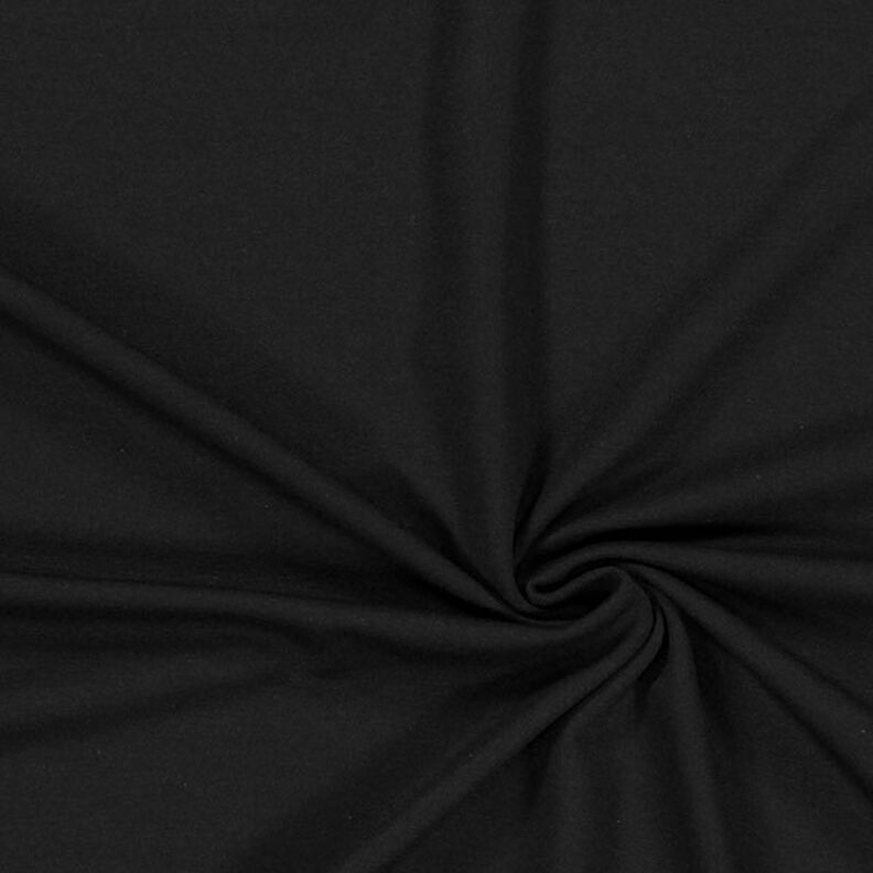 Tela de jersey de viscosa Mediana – negro,  image number 1