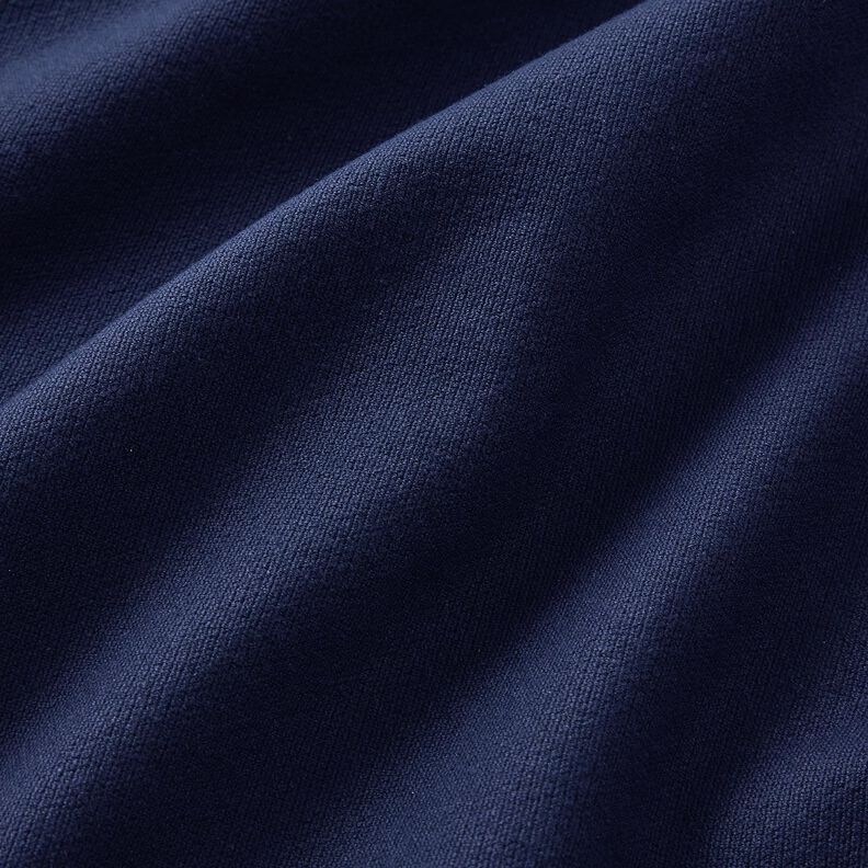 Tela de pantalón elástico liso – azul marino,  image number 2