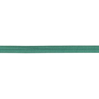 Cinta ribeteadora elástica  brillante [15 mm] – verde enebro, 