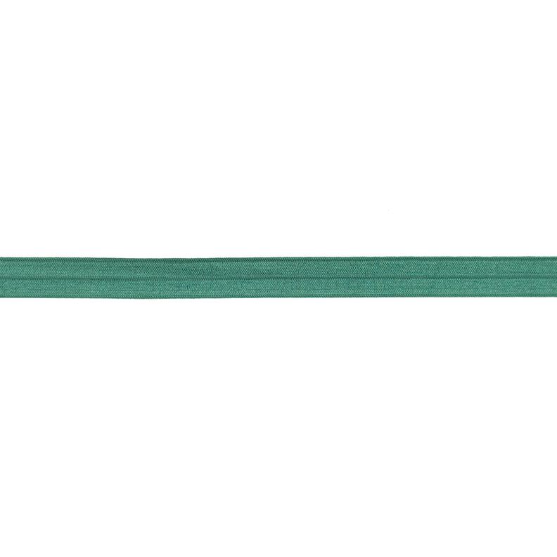 Cinta ribeteadora elástica  brillante [15 mm] – verde enebro,  image number 1