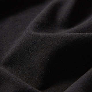 Mezcla de jersey de algodón reciclado – negro, 