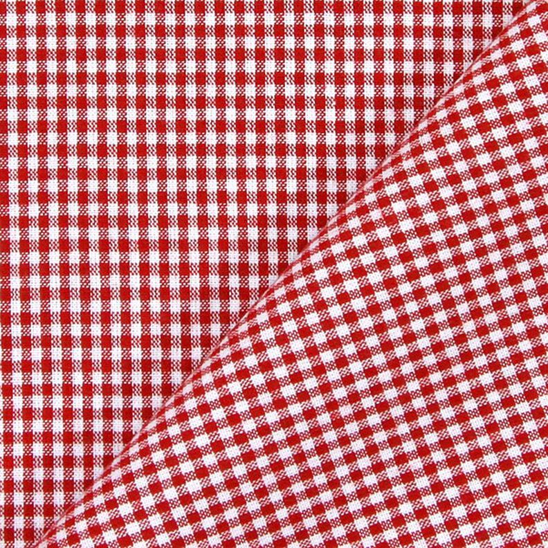 Tela de algodón Cuadros vichy 0,2 cm – rojo/blanco,  image number 3