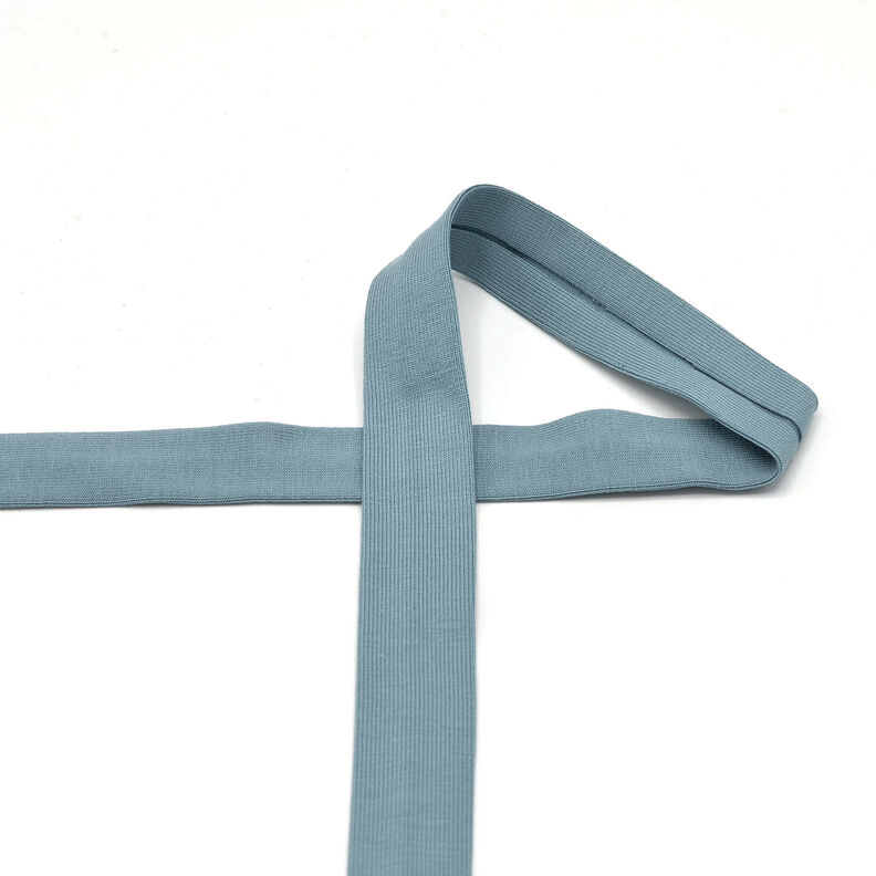 Cinta al biés Tela de jersey de algodón [20 mm] – azul grisáceo pálido,  image number 2
