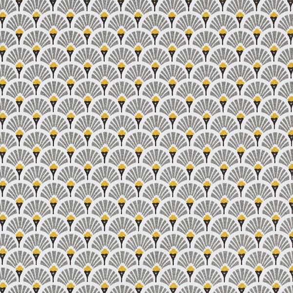 Algodón revestido pequeños abanicos – gris,  image number 1