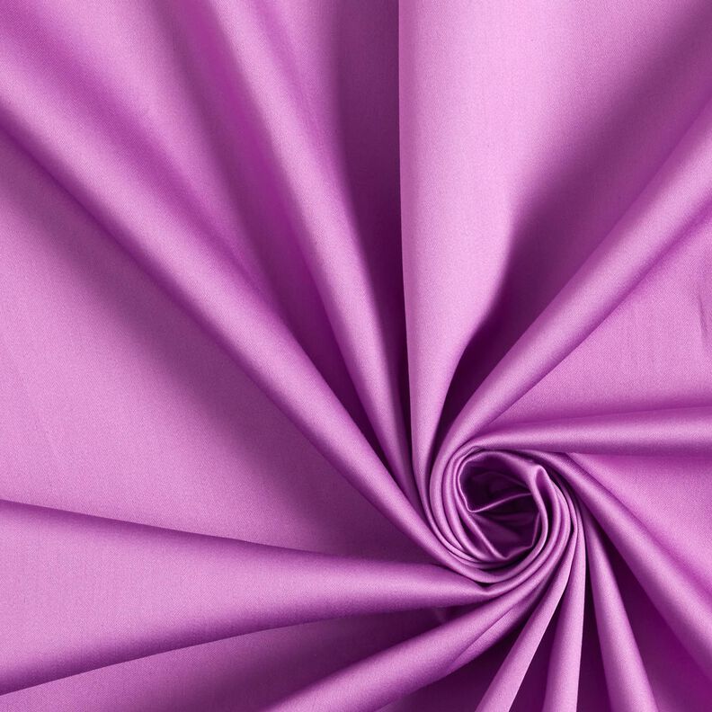 Satén de algodón Uni – lila pastel,  image number 1