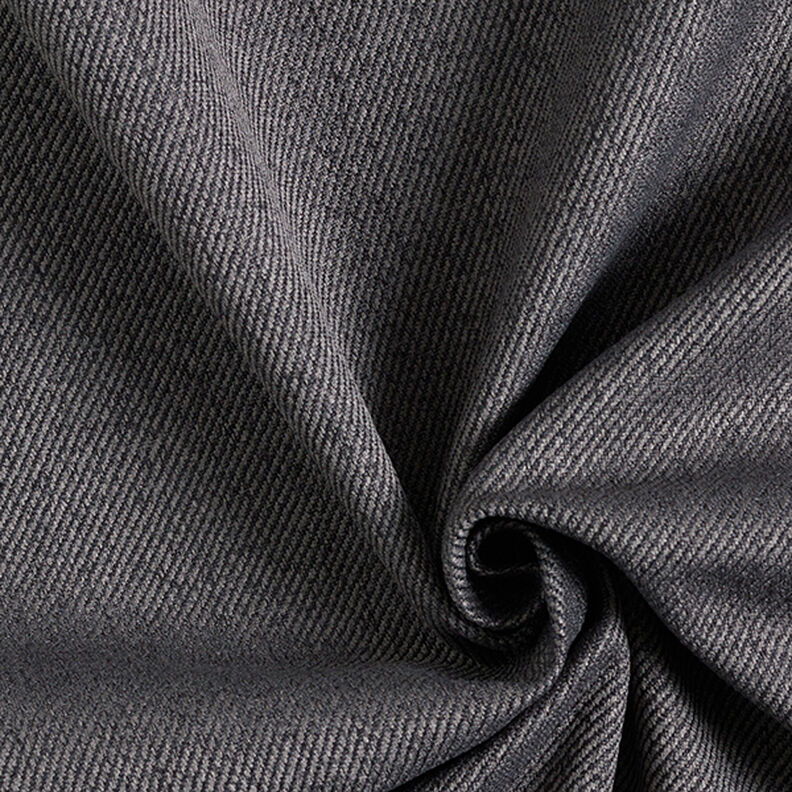 Tela de tapicería Aspecto de sarga – gris oscuro,  image number 1
