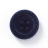 Botón de terciopelo 4 agujeros – azul marino,  thumbnail number 1
