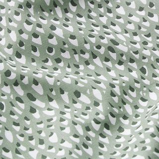 Popelina de algodón con lunares abstractos – caña, 