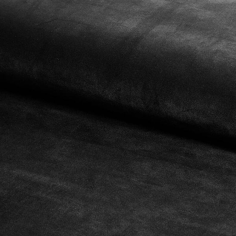 Tela de tapicería Terciopelo – negro,  image number 1