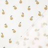 Muselina/doble arruga Pera Impresión digital | Poppy Fabrics – blanco/amarillo aceituna,  thumbnail number 4