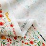 Pana de bebé Prado de flores en acuarela Impresión digital – blanco lana,  thumbnail number 3