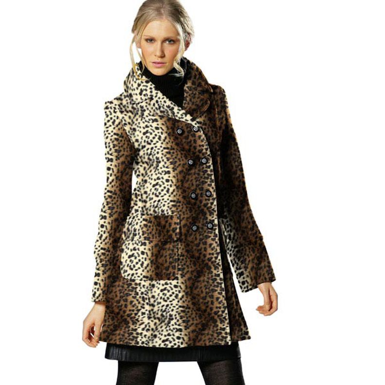 Imitación de piel de animal leopardo – beige,  image number 4