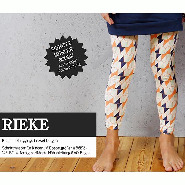RIEKE - leggins para niña, Studio Schnittreif  | 86 - 152,  image number 1