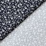 Tela de jersey de algodón mil flores – azul marino/blanco,  thumbnail number 4