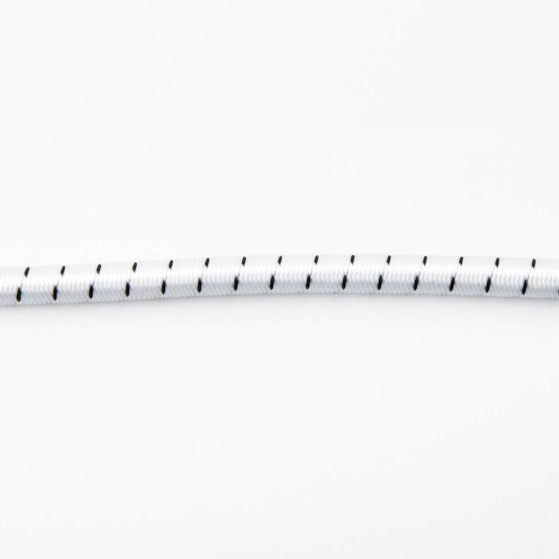 Cordón de caucho resistente para exteriores [Ø 10 mm] – blanco/negro,  image number 2