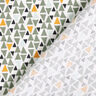 Tela de algodón Cretona triángulos mini – caña/blanco,  thumbnail number 4