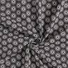 Tela de jersey de algodón brillan las flores – negro,  thumbnail number 3